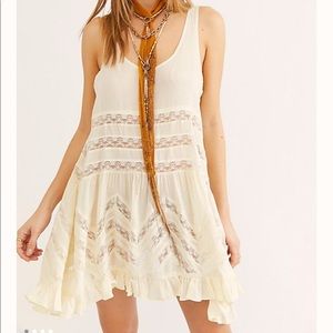 Free people Trapeze slip dress